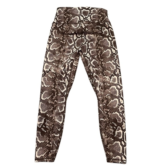 Varley Women’s Python Snake Print Let’s Go High Leggings Tights size Small - Picture 8 of 13